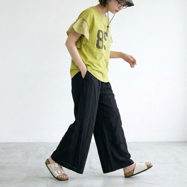 ワイドパンツ