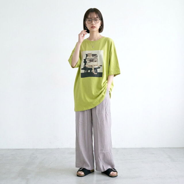ワイドパンツ