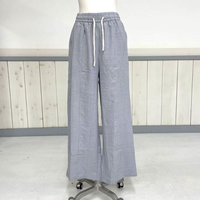 ポリガーゼセンターシームワイドパンツ