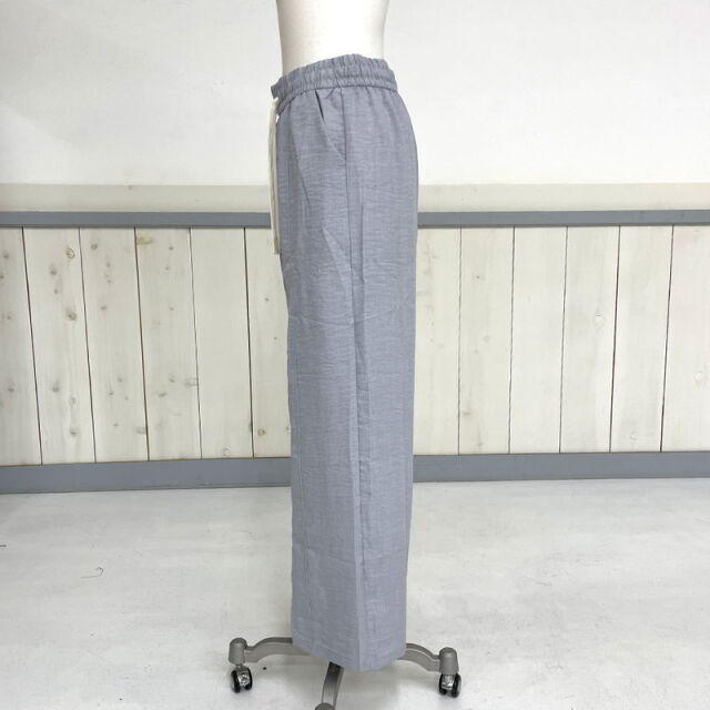 ポリガーゼセンターシームワイドパンツ
