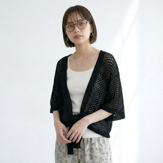 メッシュ2WAYカーディガン
