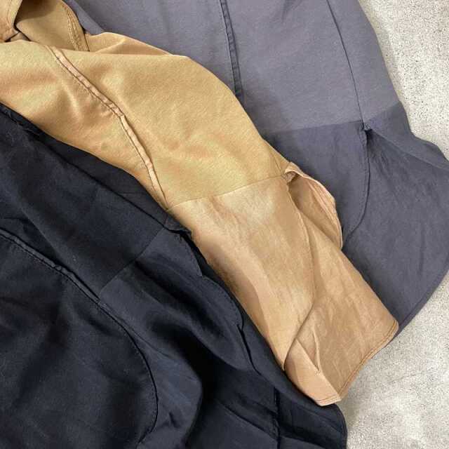 布帛切替プルオーバー