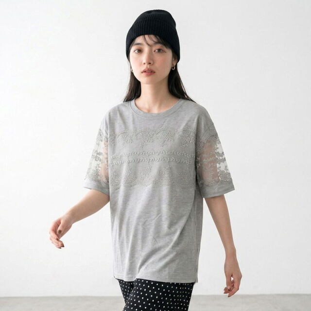 レース叩きBIGTシャツ