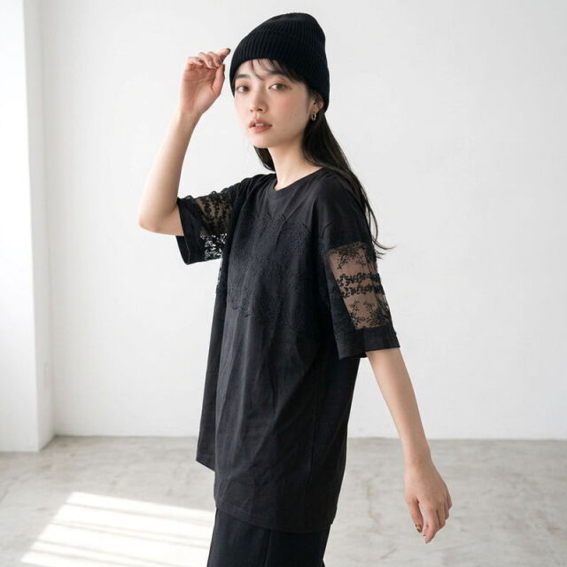 レース叩きBIGTシャツ
