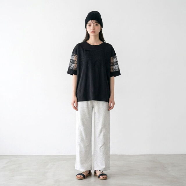 レース叩きBIGTシャツ