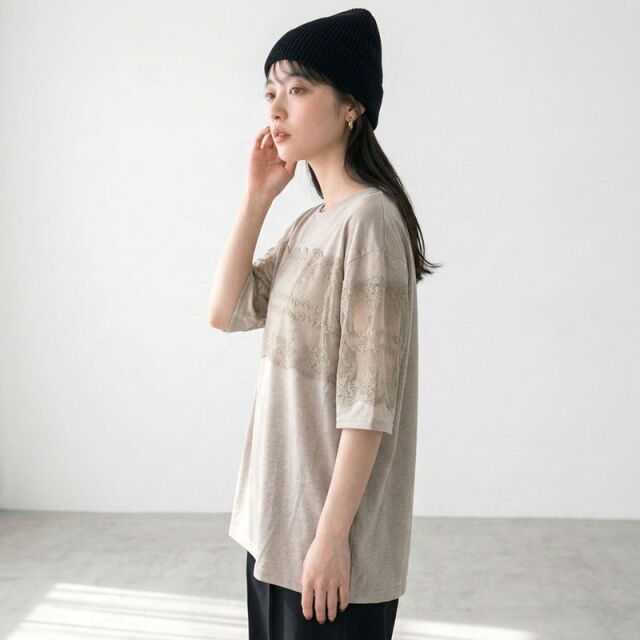 レース叩きBIGTシャツ