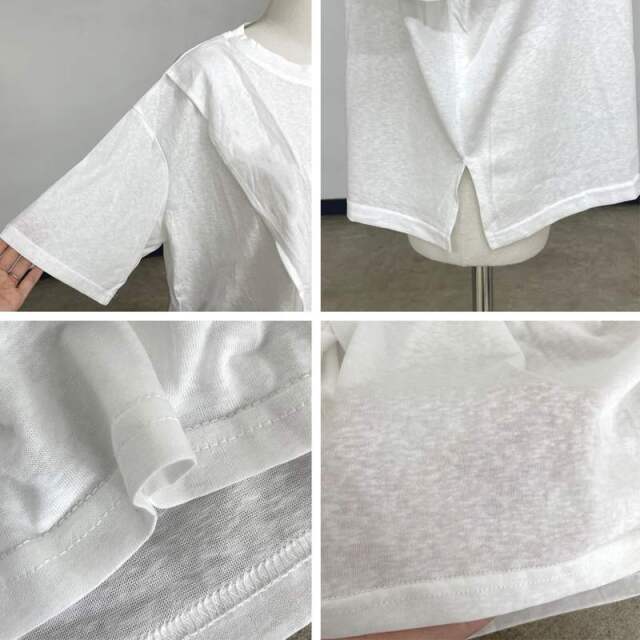 肩巻きデザインTシャツ