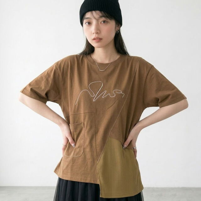 ロゴ切替プルオーバー