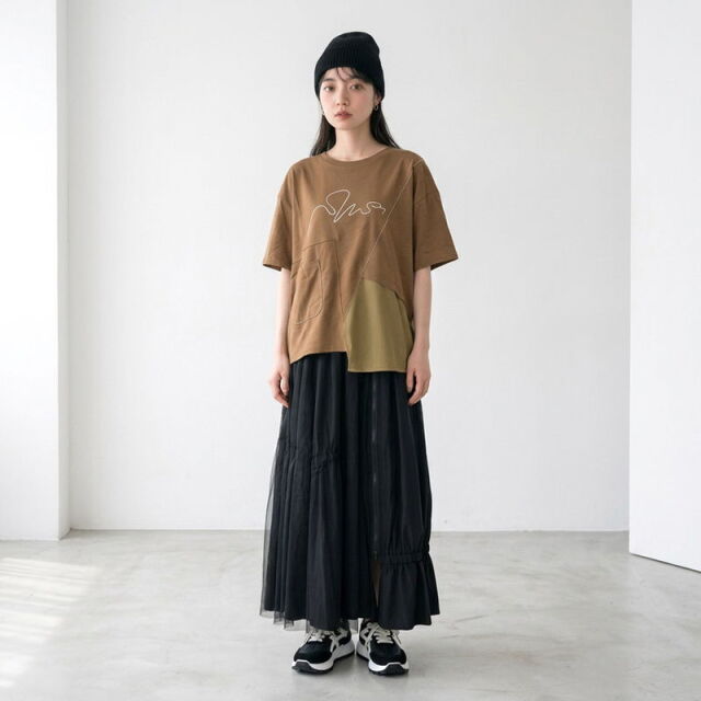 ロゴ切替プルオーバー