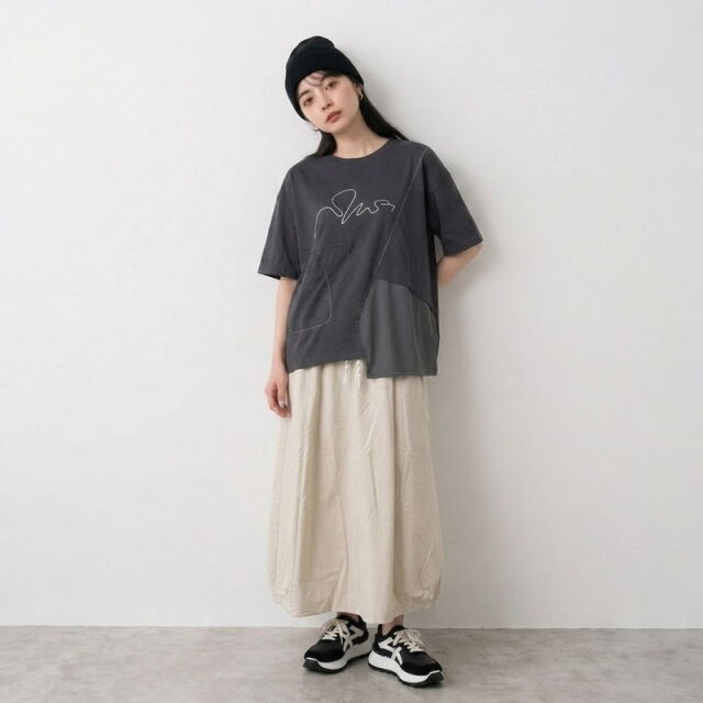 ロゴ切替プルオーバー