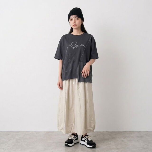 ロゴ切替プルオーバー