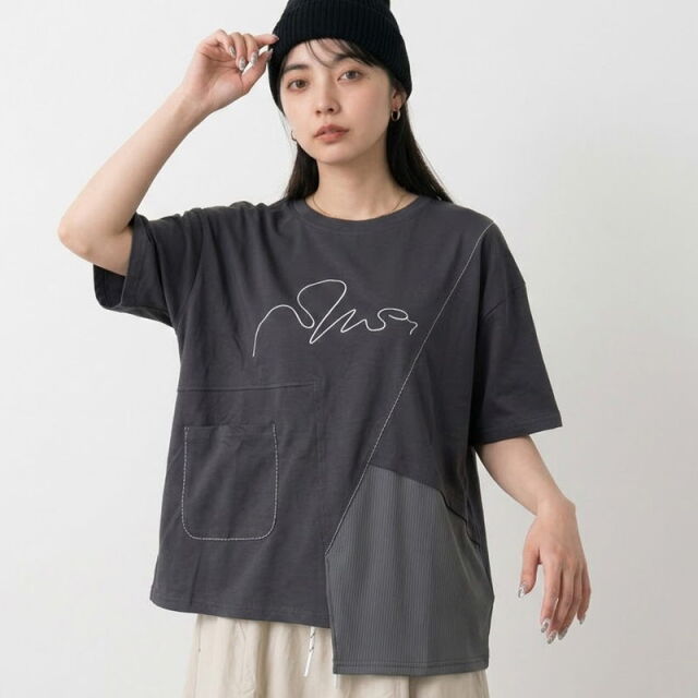 ロゴ切替プルオーバー