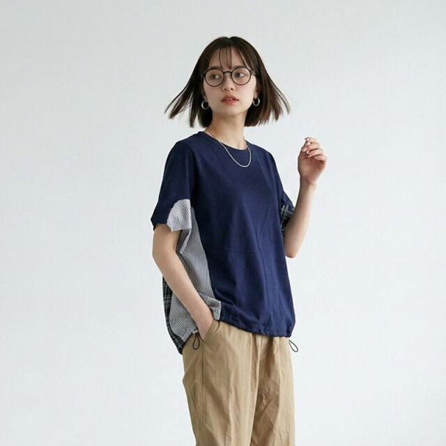 サイド切替プルオーバー