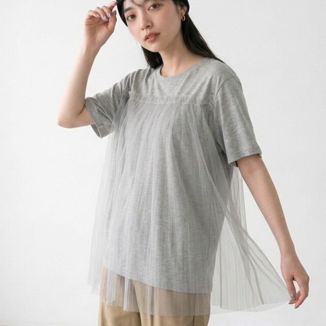 チュールカサネプルオーバー