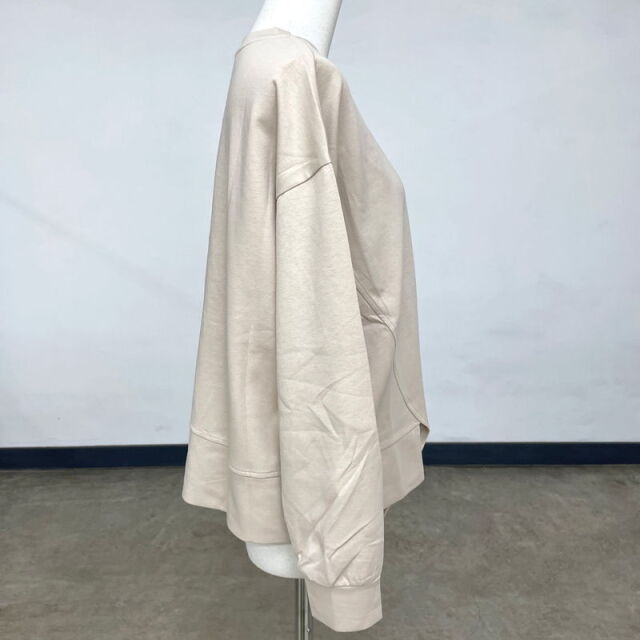 線ドッグ刺繍プルオーバー