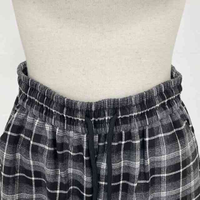 チェックカーブパンツ