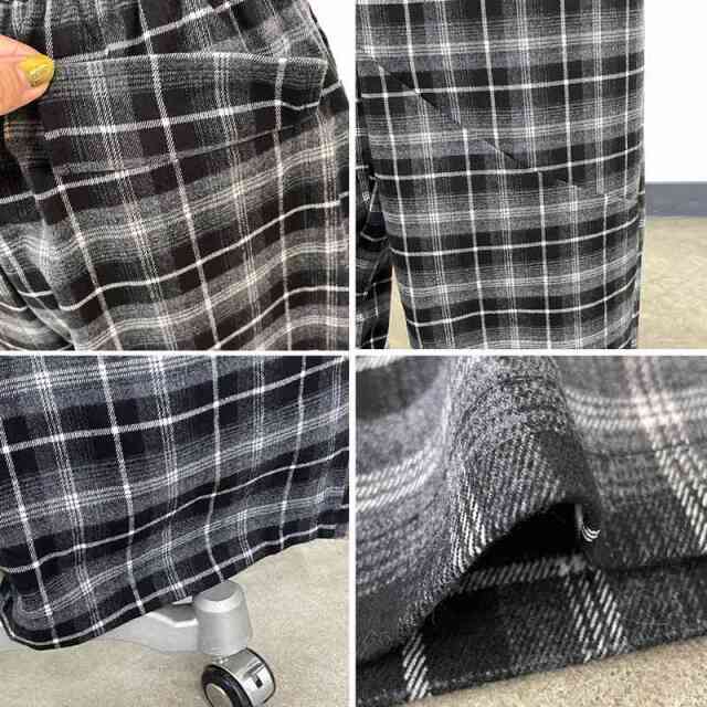 チェックカーブパンツ