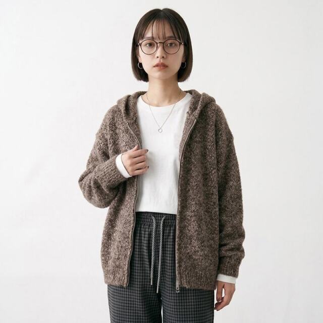 ミックスWZIPパーカー