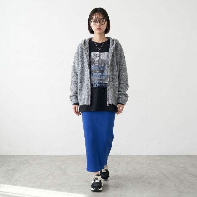 ミックスWZIPパーカー