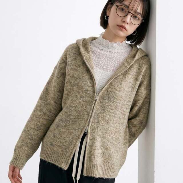 ミックスWZIPパーカー