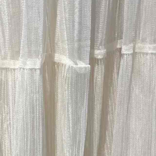 チュールプリーツスカート