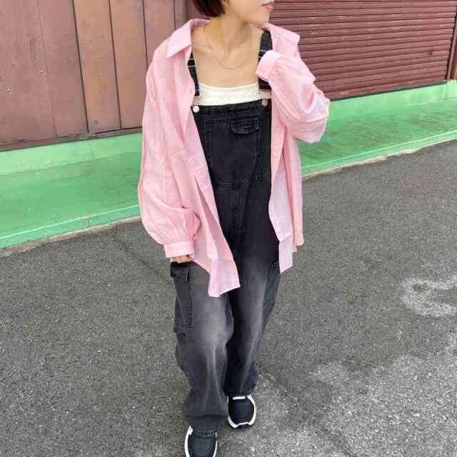 デニムカーゴサロペット