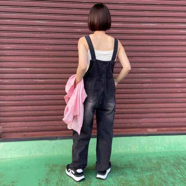 デニムカーゴサロペット