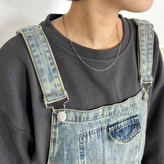 デニムカーゴサロペット