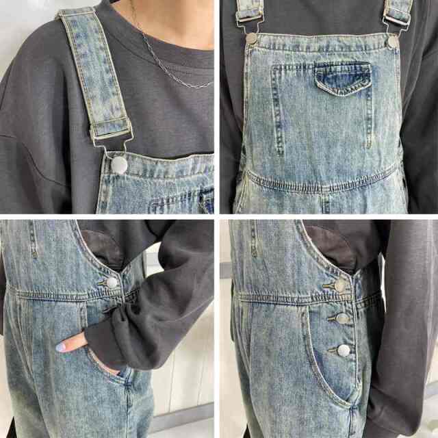 デニムカーゴサロペット