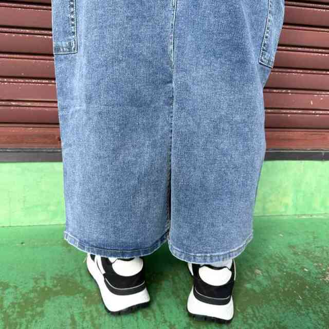 デニムカーゴスカート