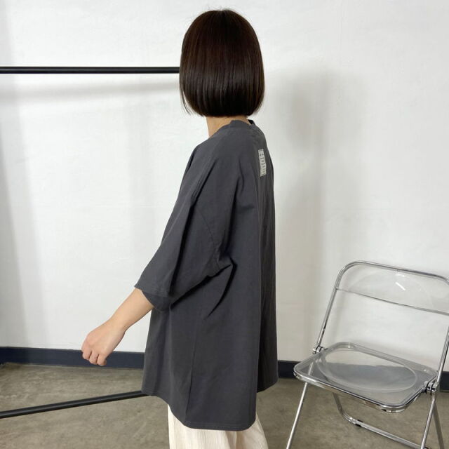 刺繍ロゴビッグT