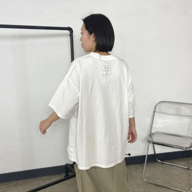 刺繍ロゴビッグT