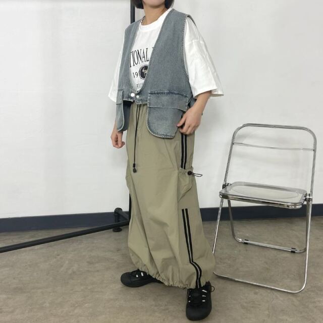 刺繍ロゴビッグT