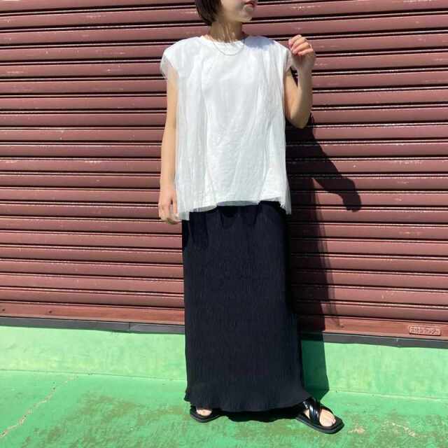 プリーツIラインスカート