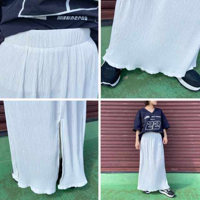 プリーツIラインスカート