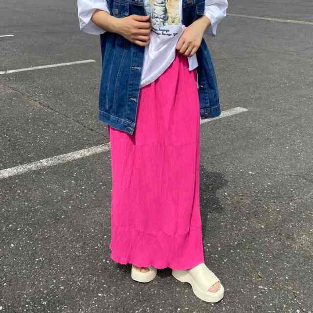 プリーツIラインスカート