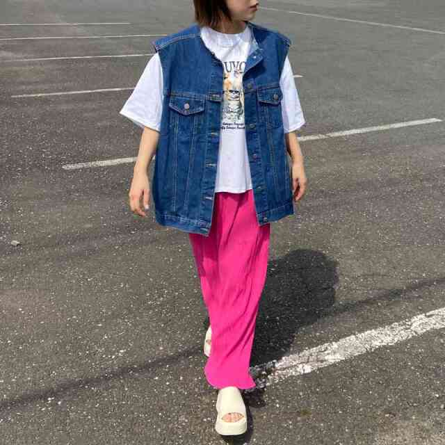 プリーツIラインスカート