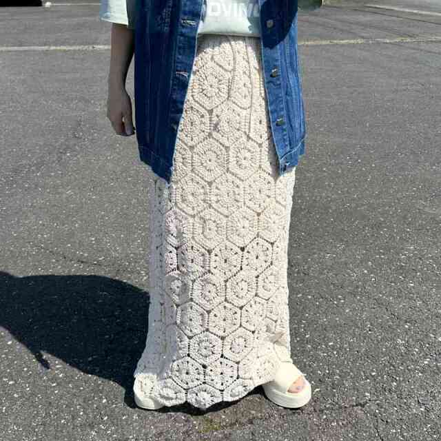 クロシェIラインスカート