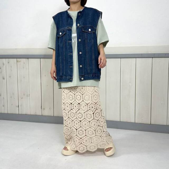 クロシェIラインスカート