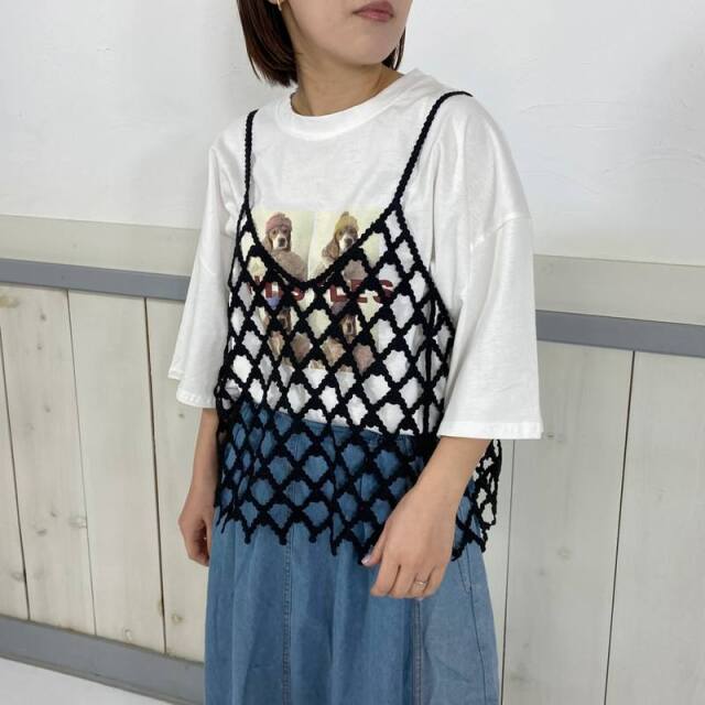クロシェキャミビスチェ