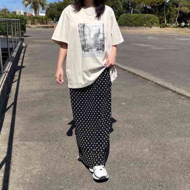 柄プリーツIラインスカート