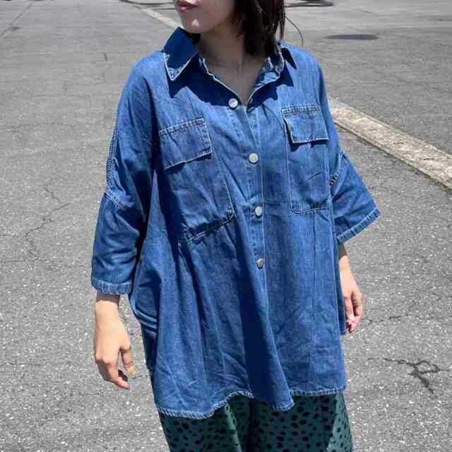 デニムビッグシャツ