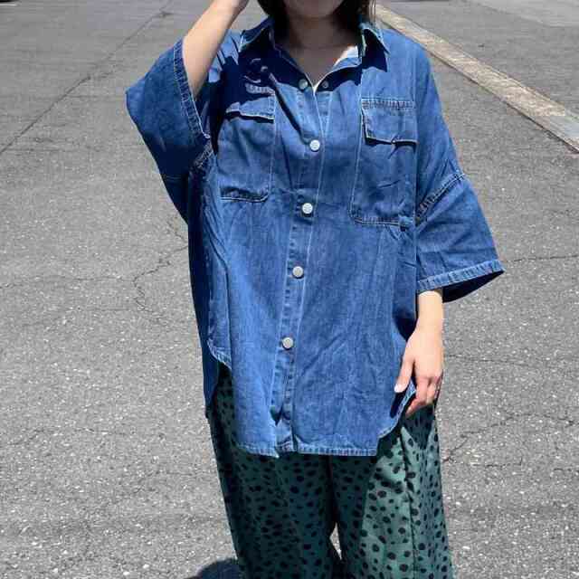 デニムビッグシャツ
