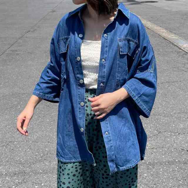 デニムビッグシャツ