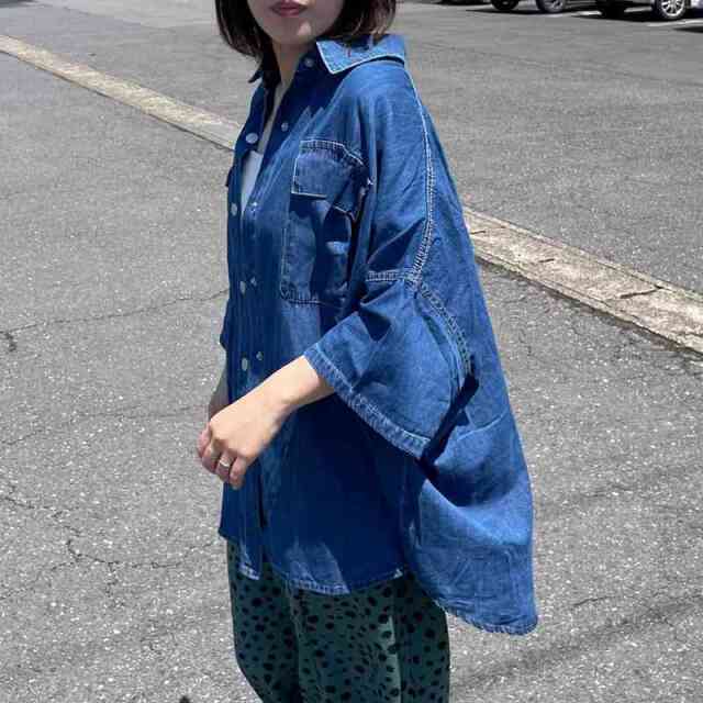 デニムビッグシャツ