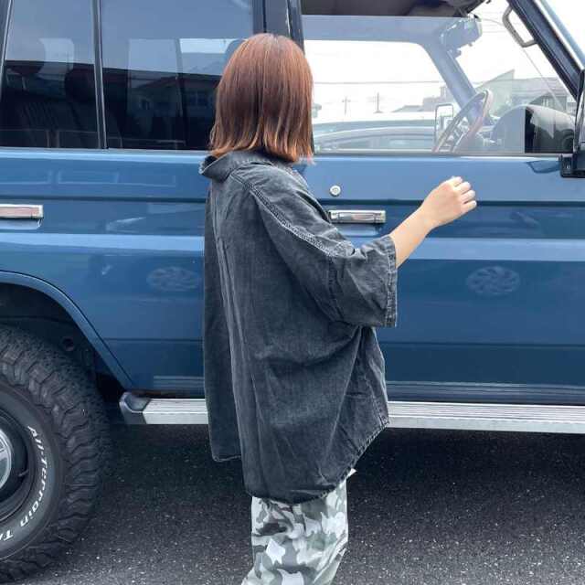 デニムビッグシャツ