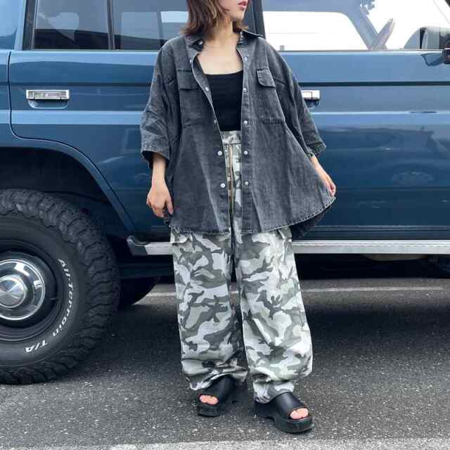 デニムビッグシャツ