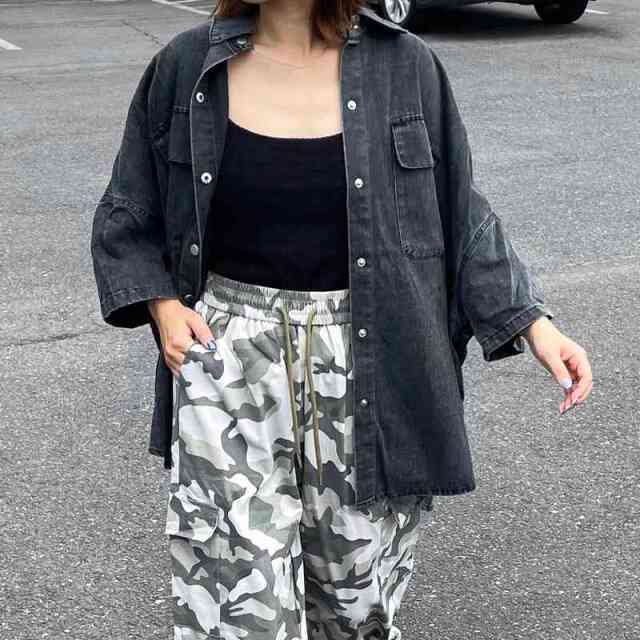 デニムビッグシャツ