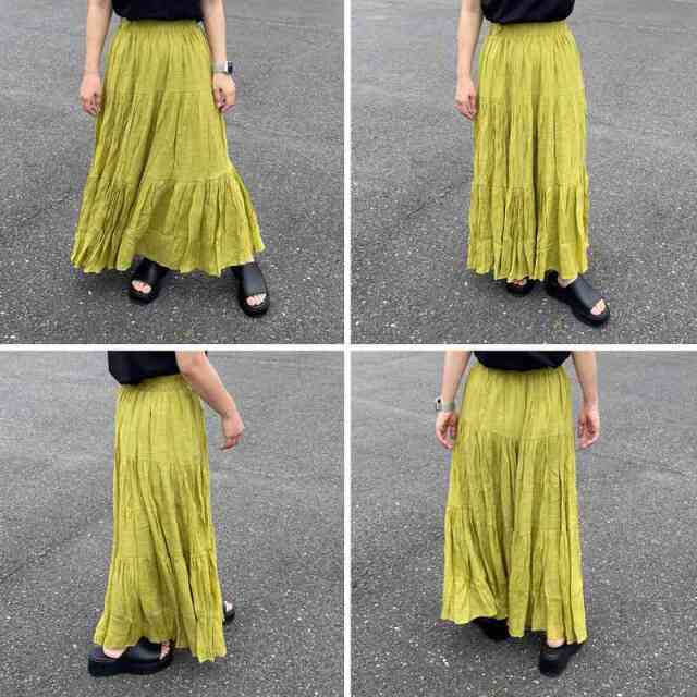 ガーゼティアードスカート