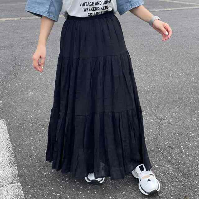 ガーゼティアードスカート